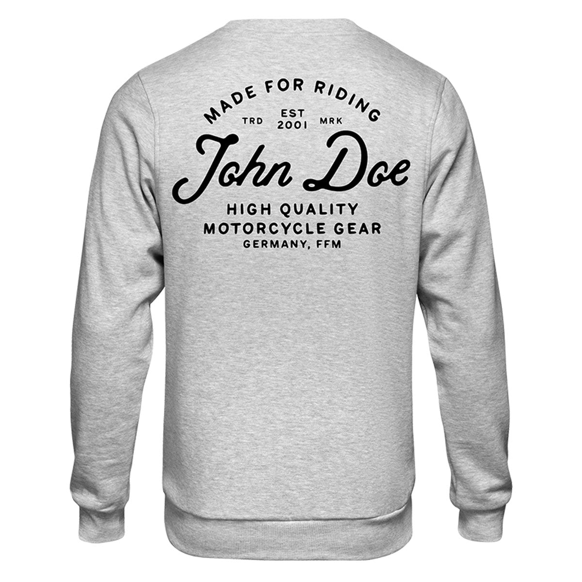 John Doe JD Lettering Sweatshirt Grey