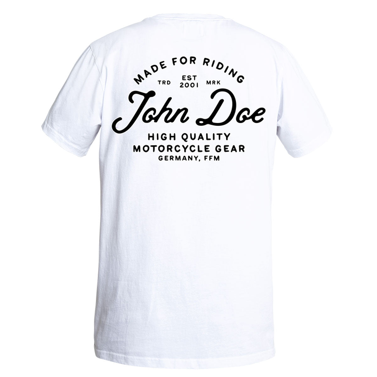 John Doe JD Lettering T-Shirt White