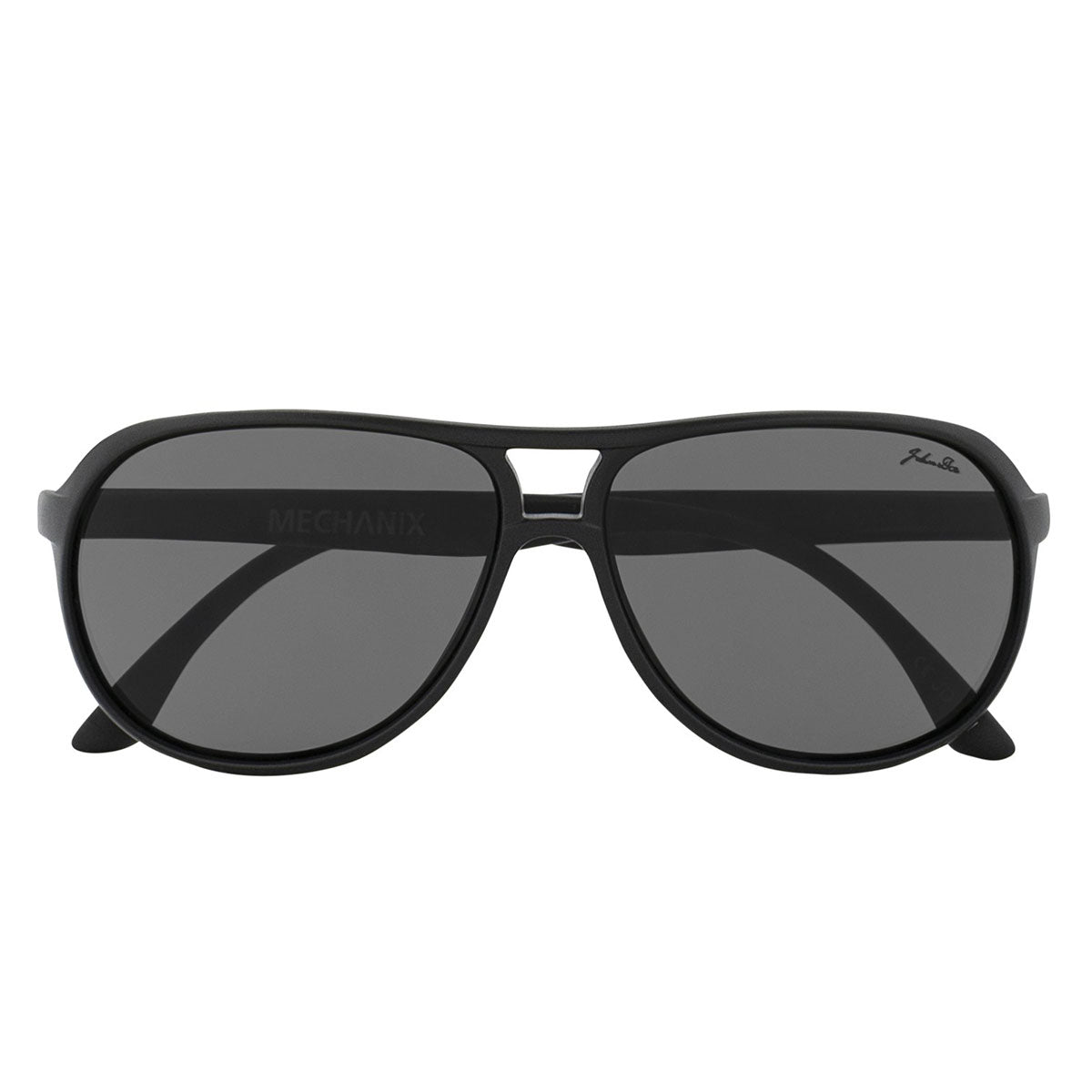John Doe Mechanix Sunglasses Black With Grey Lenses