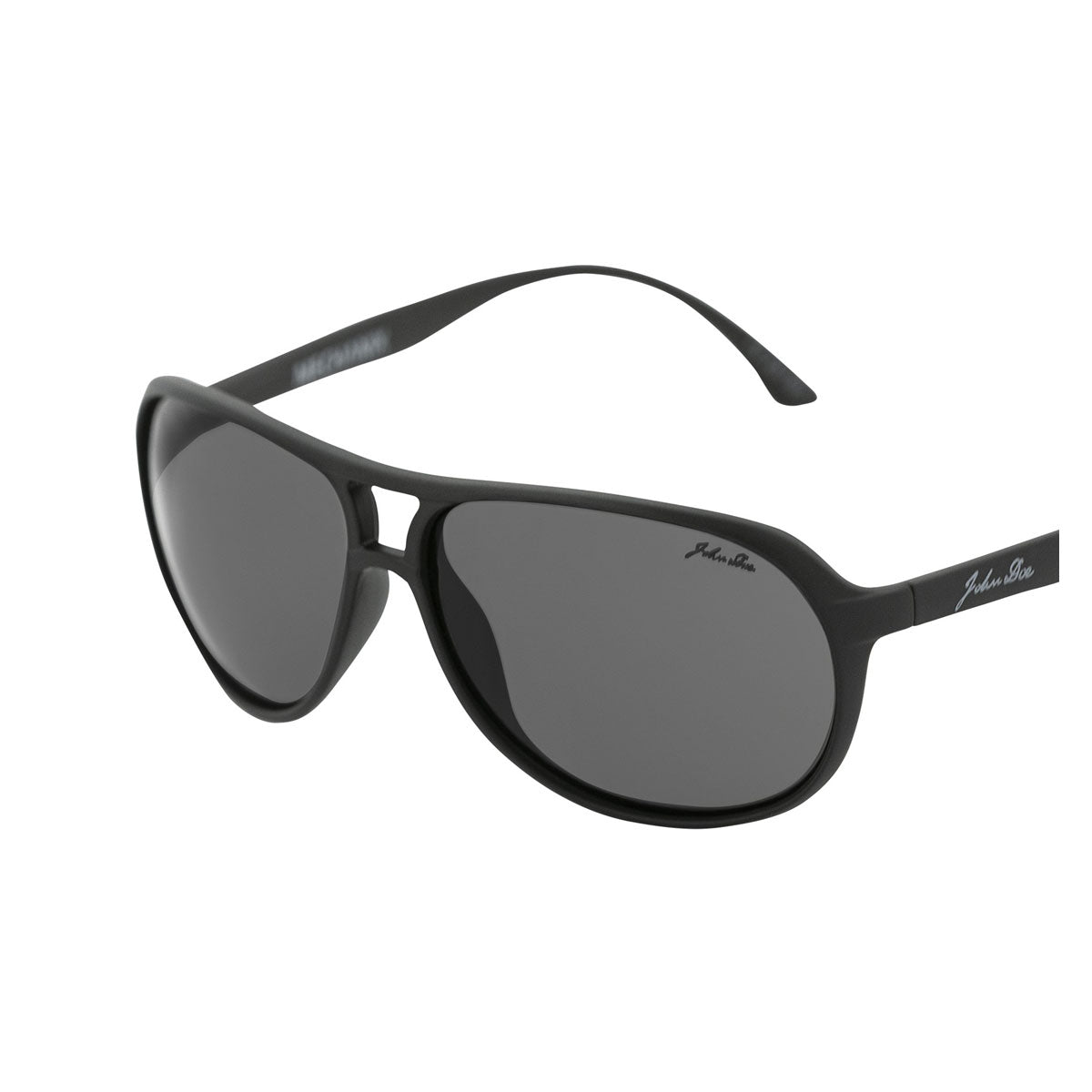 John Doe Mechanix Sunglasses Black With Grey Lenses