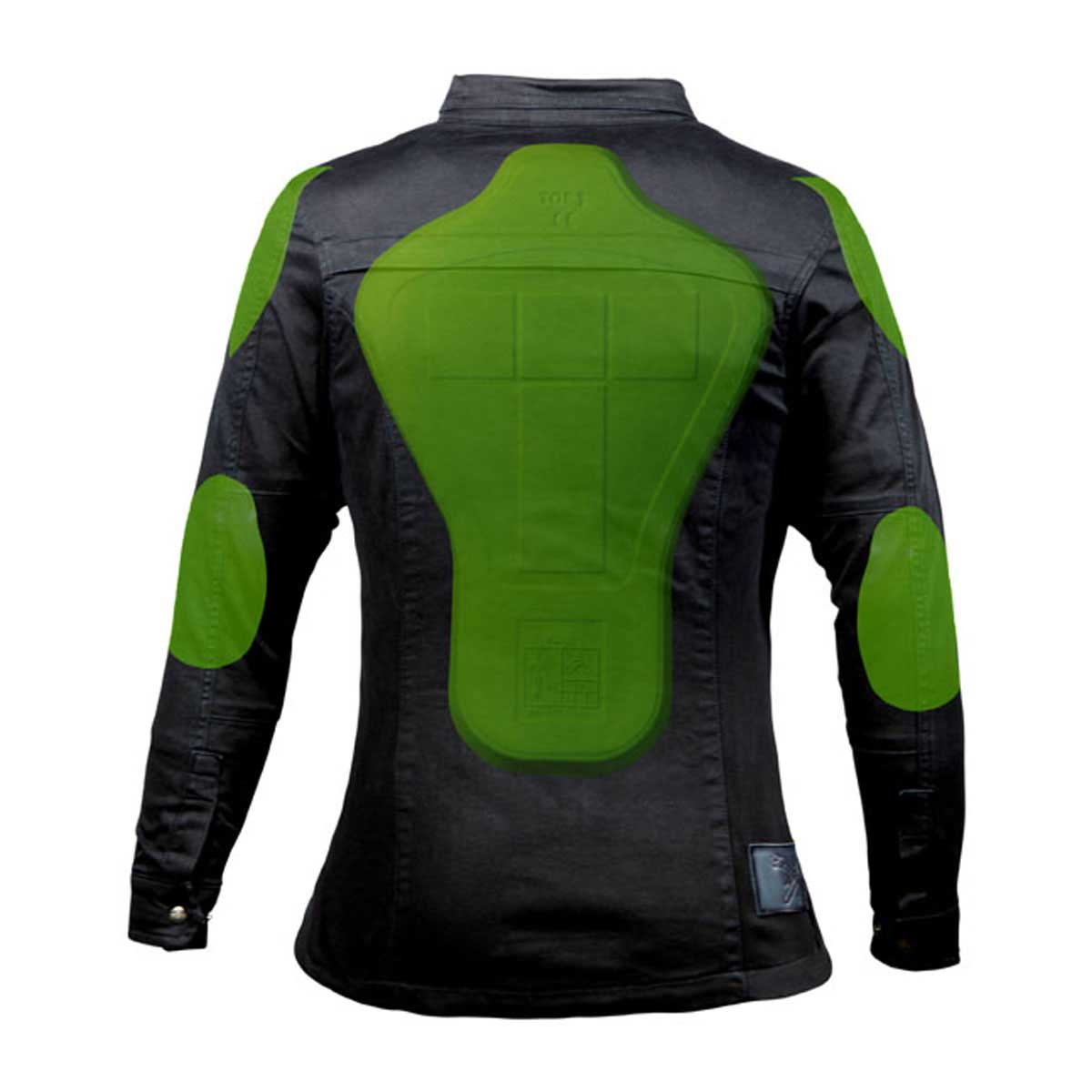 John Doe Motoshirt Ladies Protective Overshirt With XTM Fiber Black
