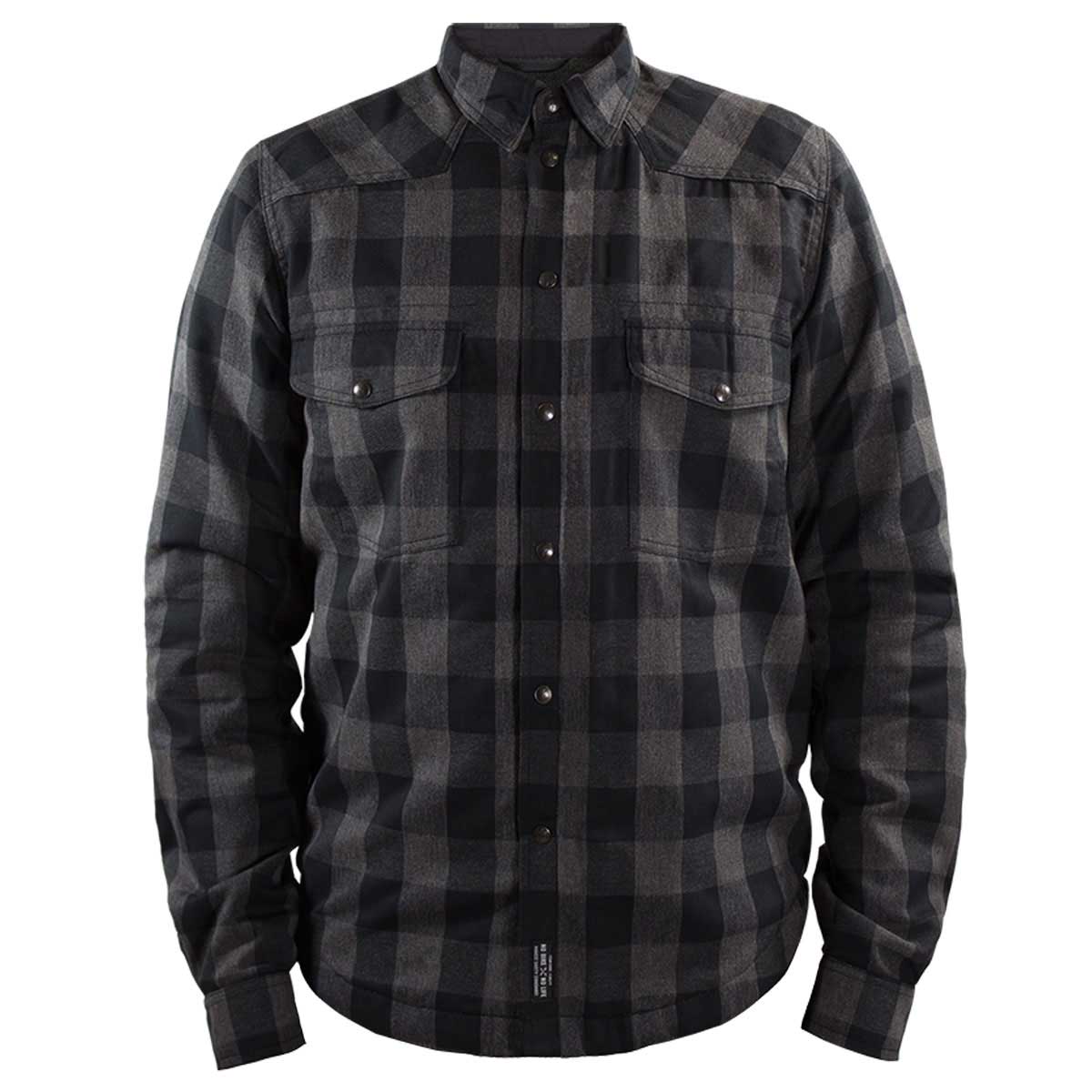 John Doe Motoshirt Protective Overshirt With XTM Fiber Grey / Black