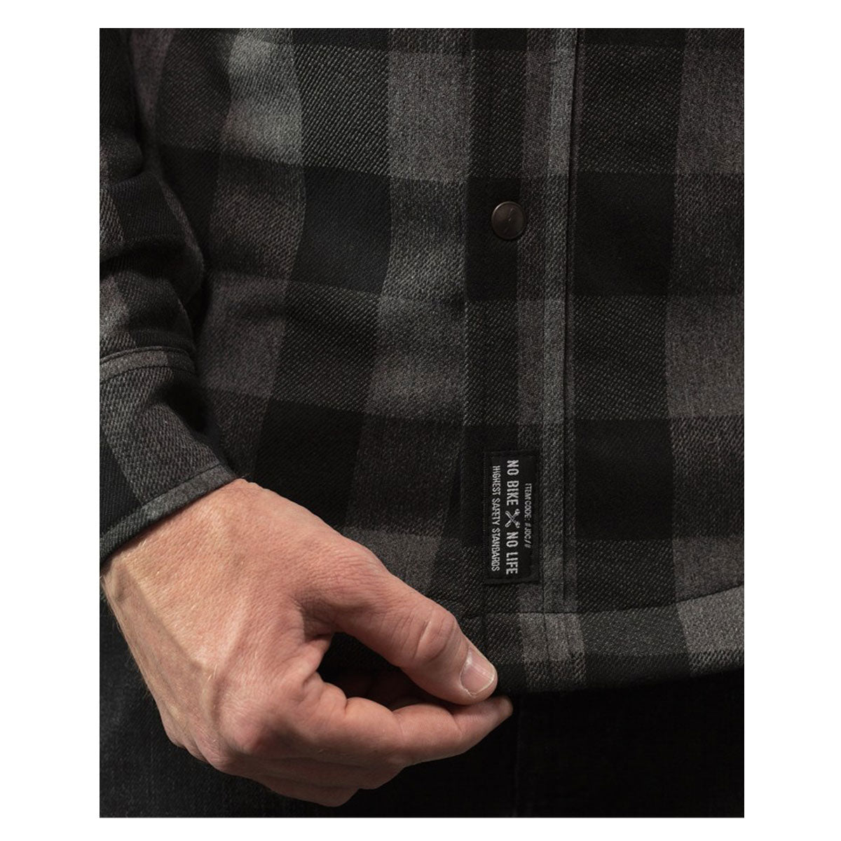 John Doe Motoshirt Protective Overshirt With XTM Fiber Grey / Black