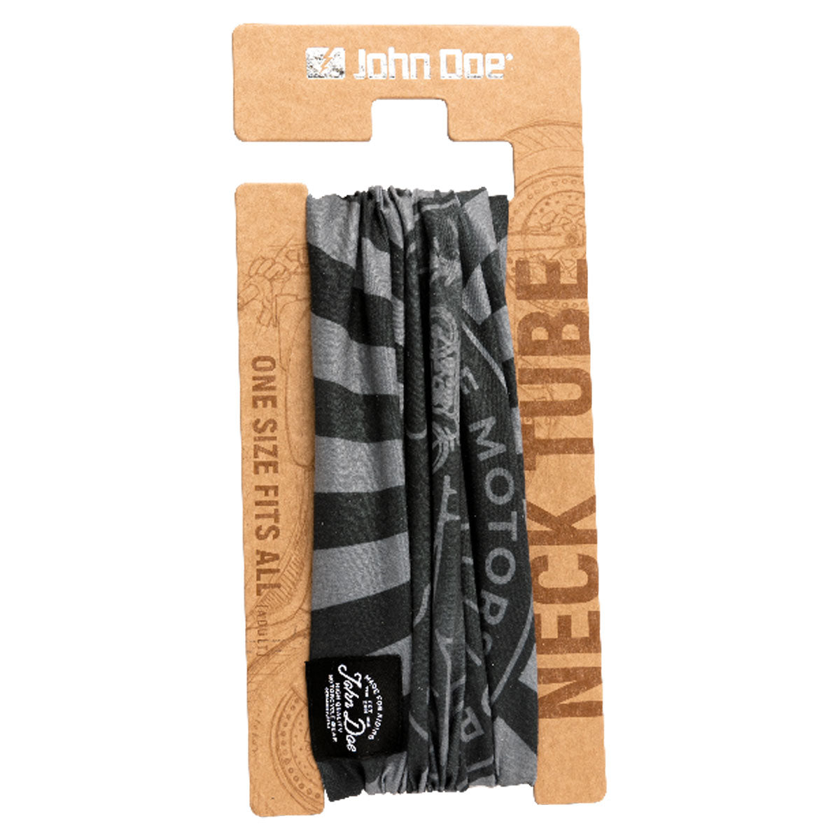 John Doe Multifunctional Neck Tube Springfield Black / Grey