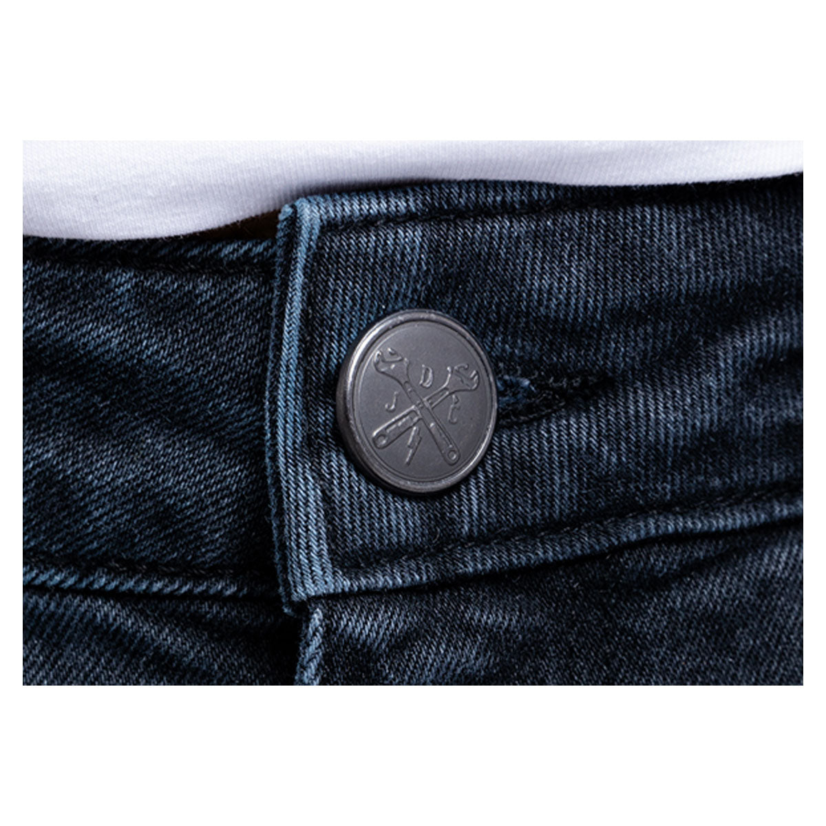 John Doe Pioneer Mono Riding Denim Jeans With XTM Fiber Used Black