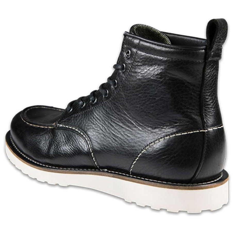 John Doe Rambler XTM Leather Boots Black, rear view