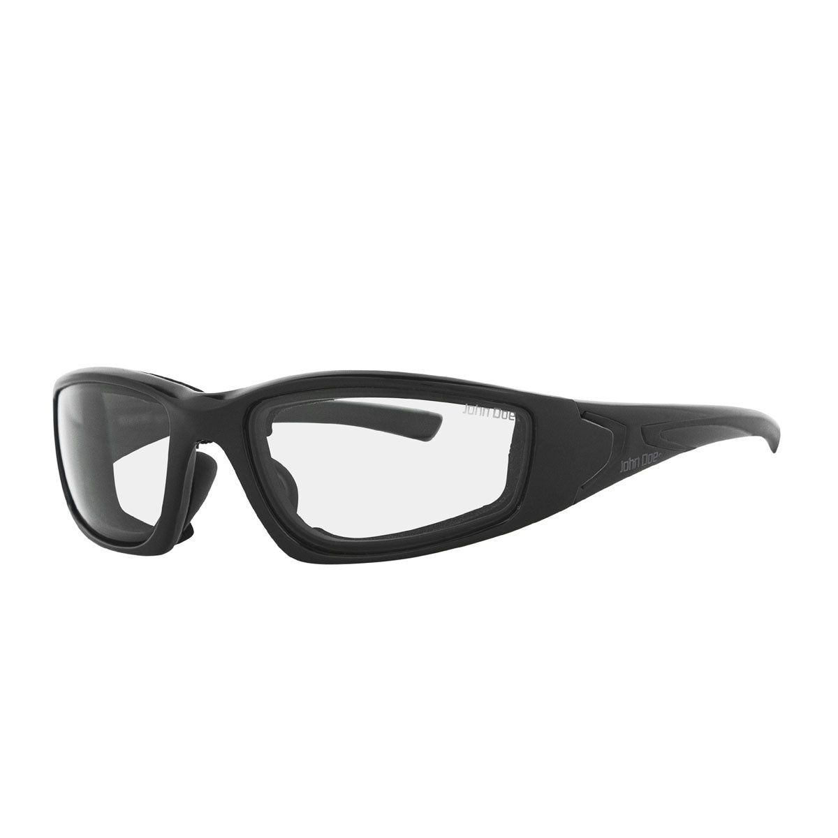 John Doe Roadking Photochromatic Sunglasses Black With Clear Lenses