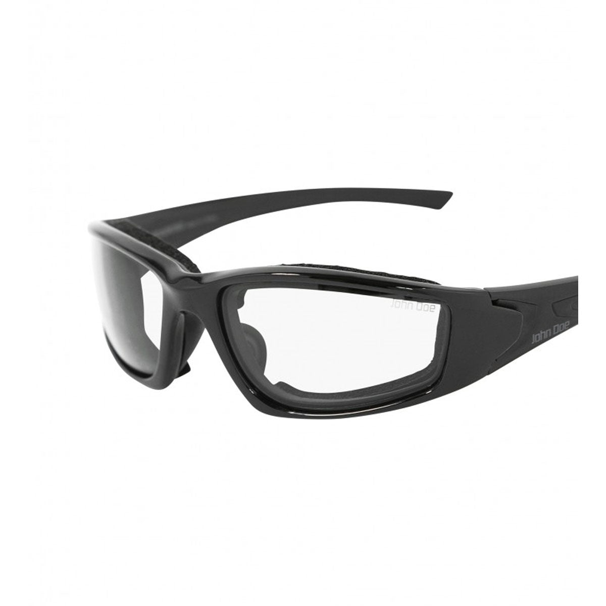 John Doe Roadking Photochromatic Sunglasses Black With Clear Lenses