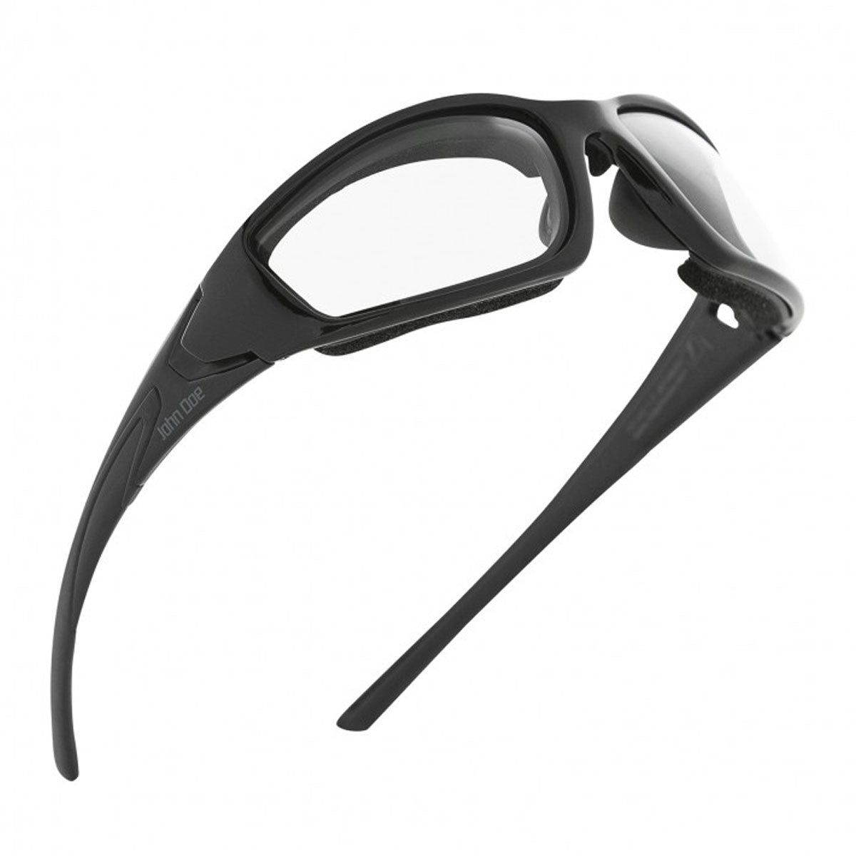 John Doe Roadking Photochromatic Sunglasses Black With Clear Lenses