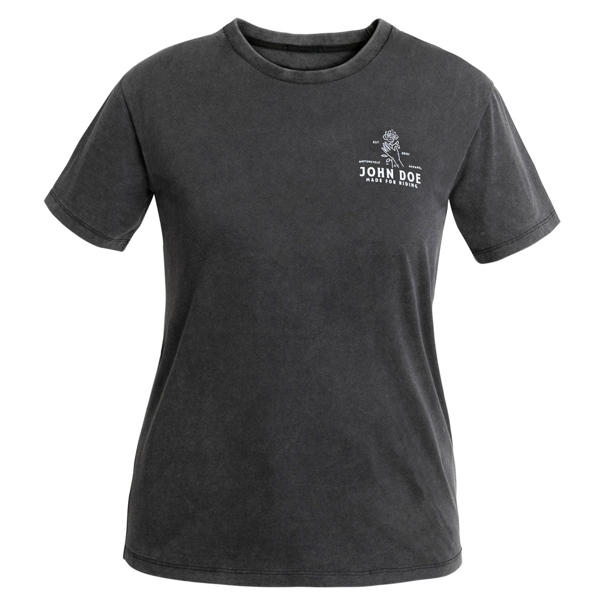 John Doe Rose Ladies T-Shirt Fade Out Black