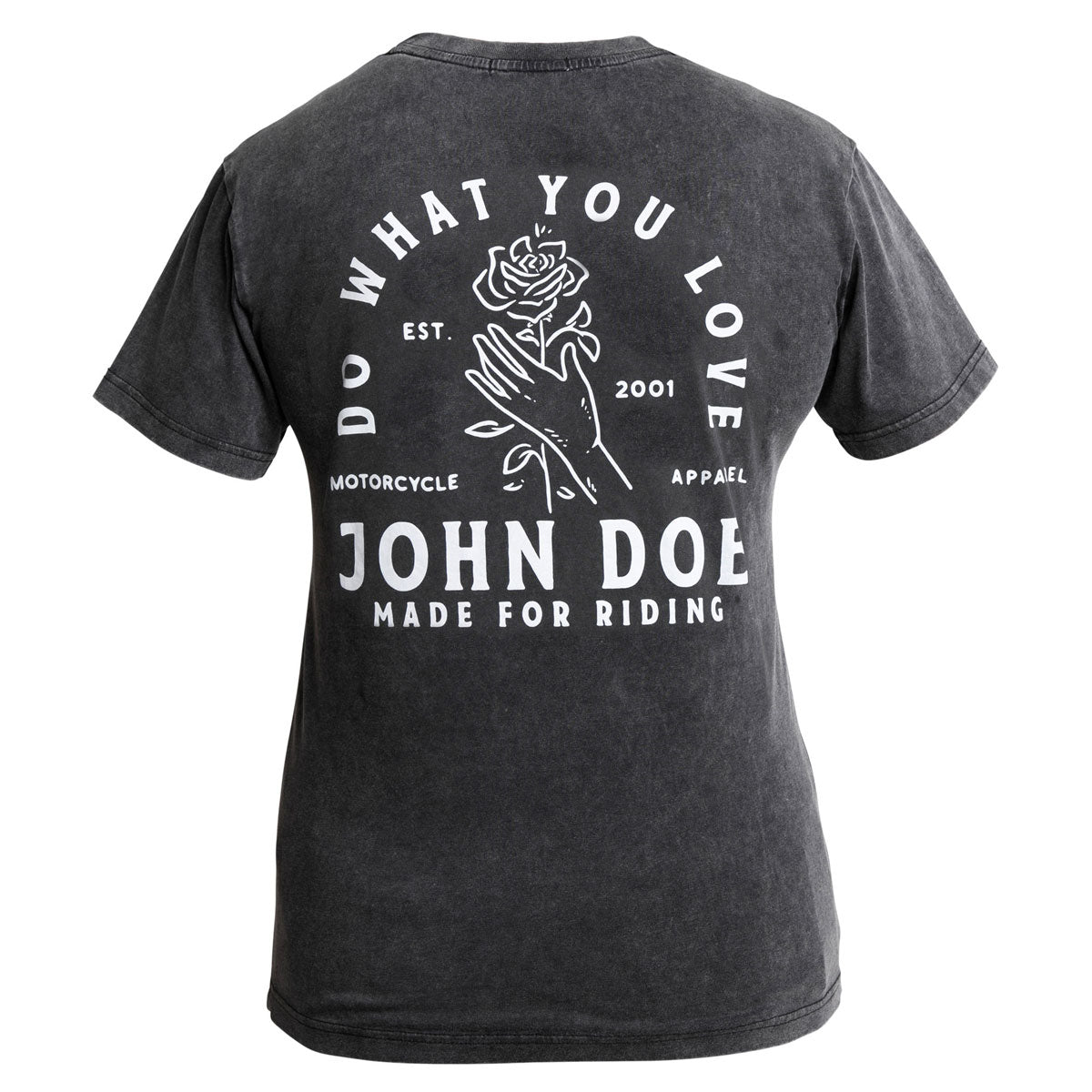 John Doe Rose Ladies T-Shirt Fade Out Black