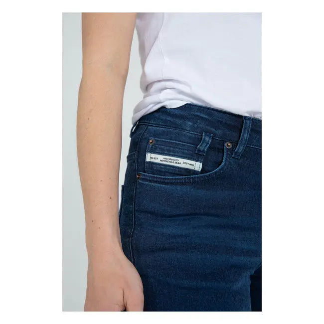 John Doe Ruby Ladies Jeans Dark Blue FREE UK Delivery, FREE 365 Day Returns | Moto Central