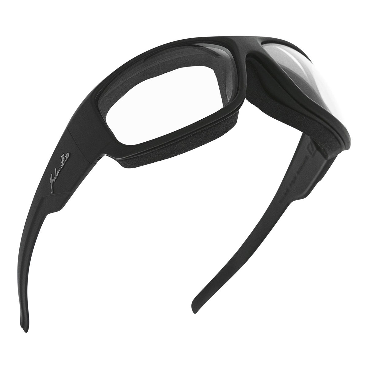 John Doe Speedking Photochromatic Sunglasses Black With Light To Grey Lenses