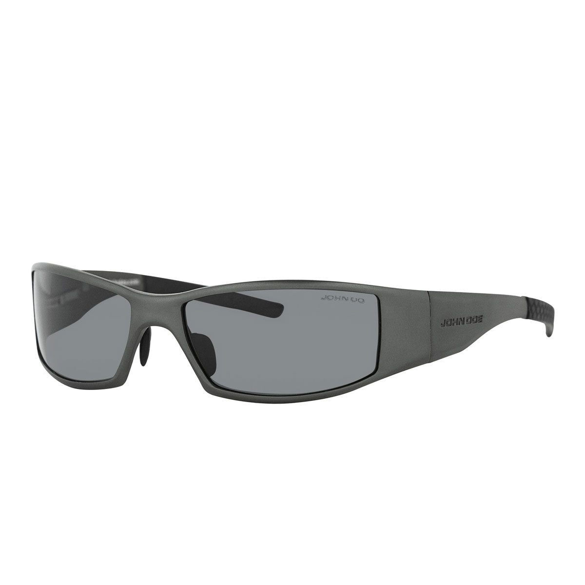John Doe Titan Glider Sunglasses Black With Grey Lenses
