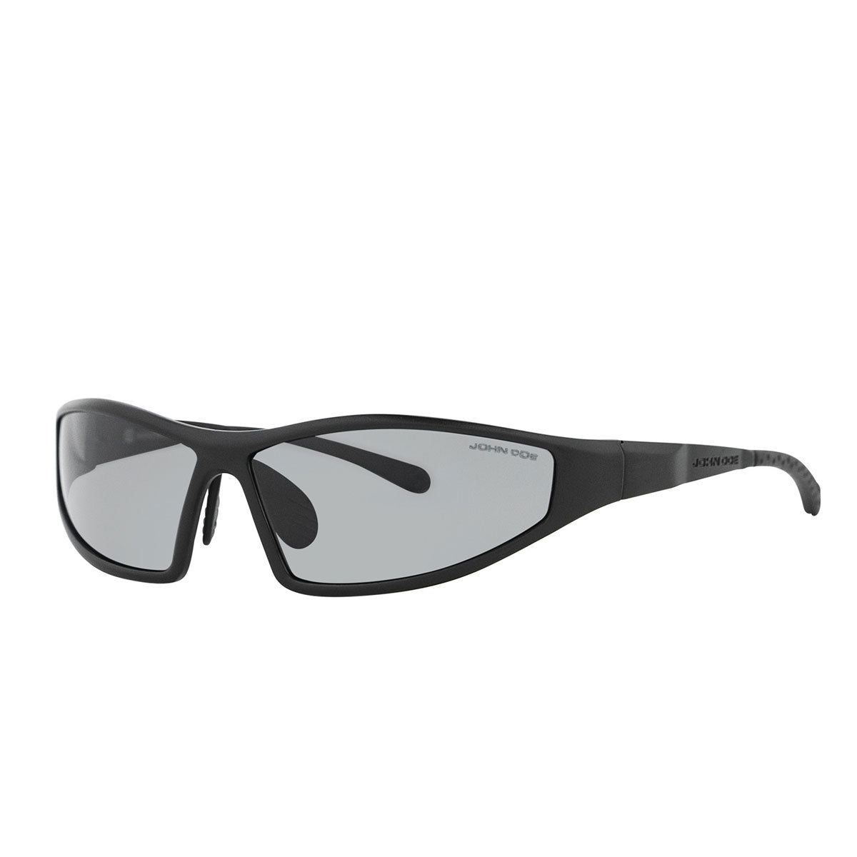John Doe Titan Revolution Sunglasses Black With Grey Lenses