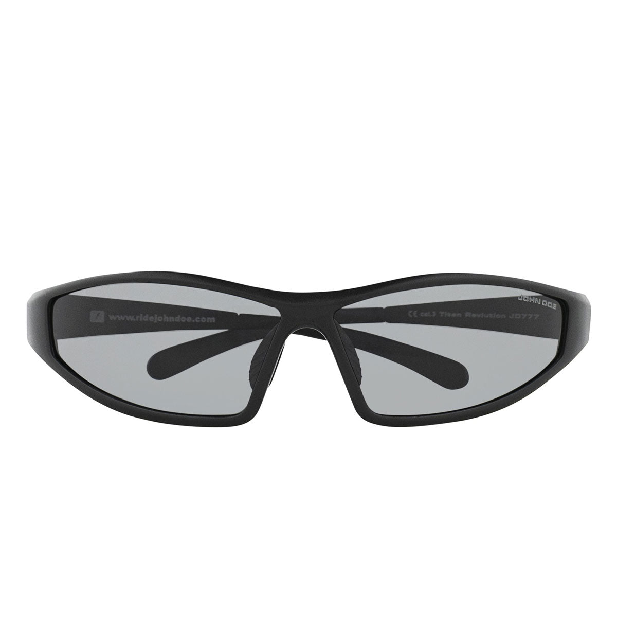 John Doe Titan Revolution Sunglasses Black With Grey Lenses