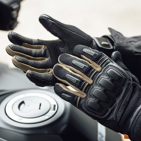 Merlin Jura Air D3O Gloves Black / Earth