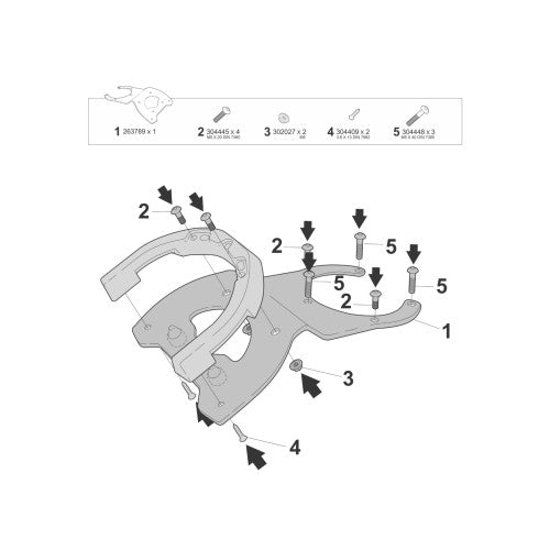 SHAD Click System Fitting Kit For Kove 800X GT 2026 - FREE UK Shipping, FREE 365 Day Returns | Moto Central