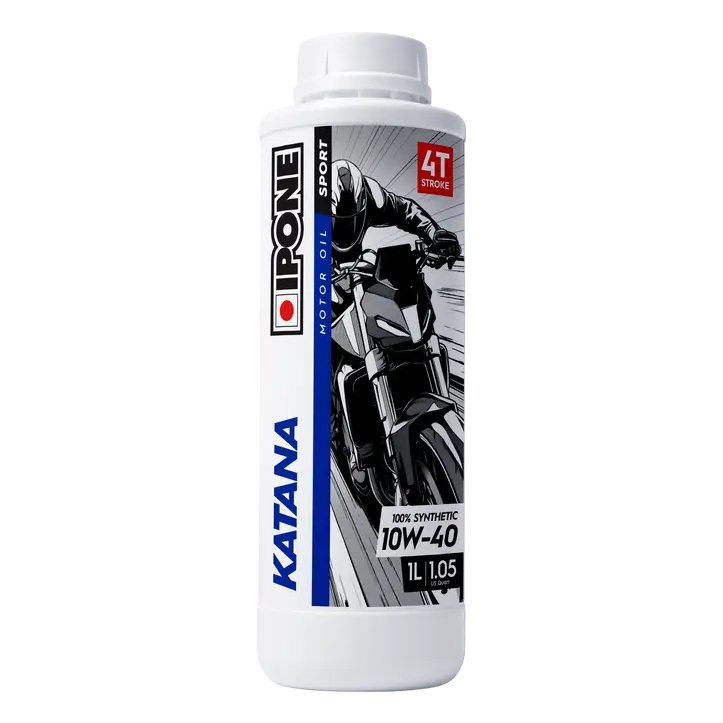 IPONE Katana 10W-40 Engine Oil - 1 Liter - front bottle view