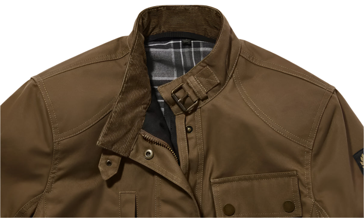 Belstaff Kates Cottage Ladies Textile Jacket Sand FREE UK Delivery, FREE 365 Day Returns | Moto Central