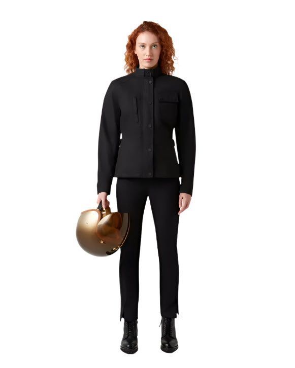 Belstaff Kates Cottage Ladies Textile Jacket Black FREE UK Delivery, FREE 365 Day Returns | Moto Central