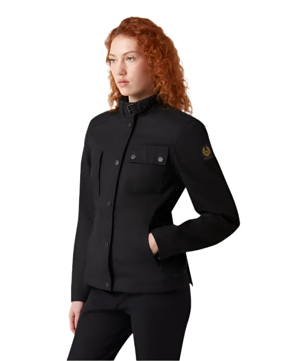 Belstaff Kates Cottage Ladies Textile Jacket Black FREE UK Delivery, FREE 365 Day Returns | Moto Central