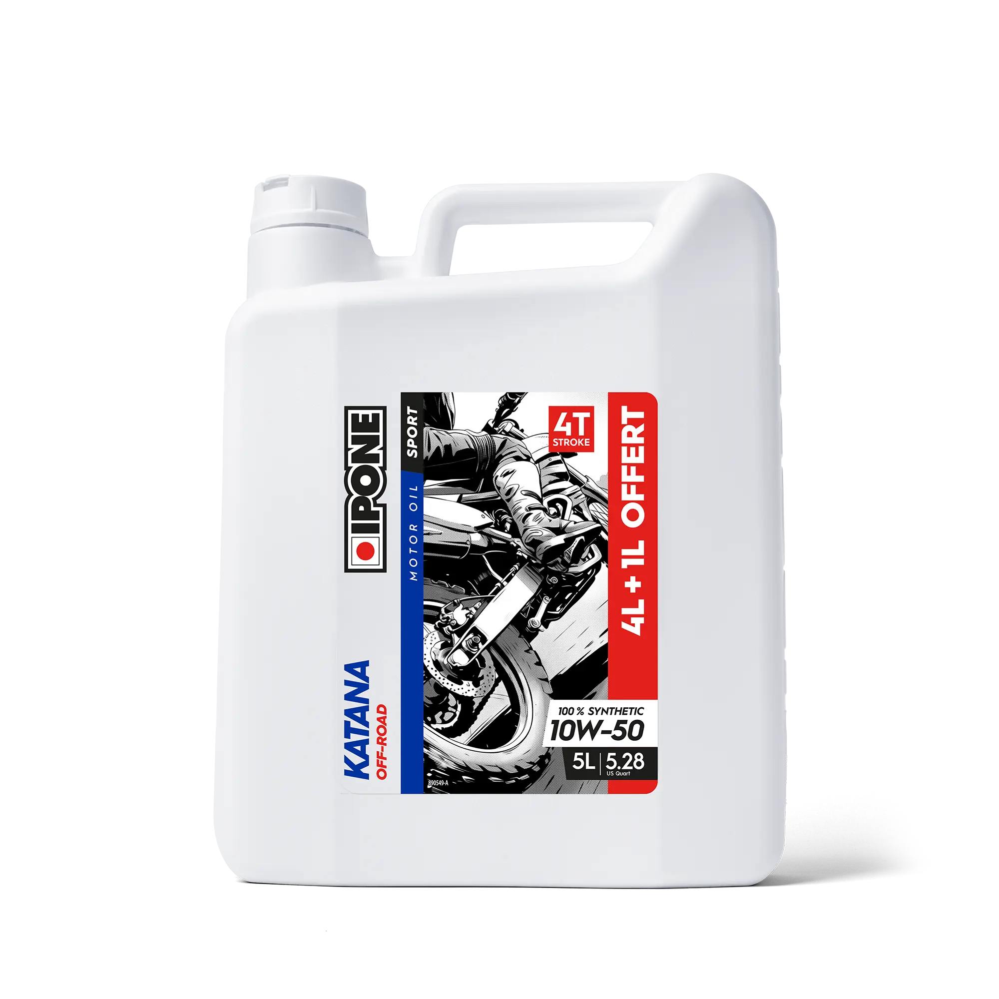 IPONE Katana Off-Road 10W-50 Engine Oil - 4+1 Liters FREE UK Delivery, FREE 365 Day Returns | Moto Central