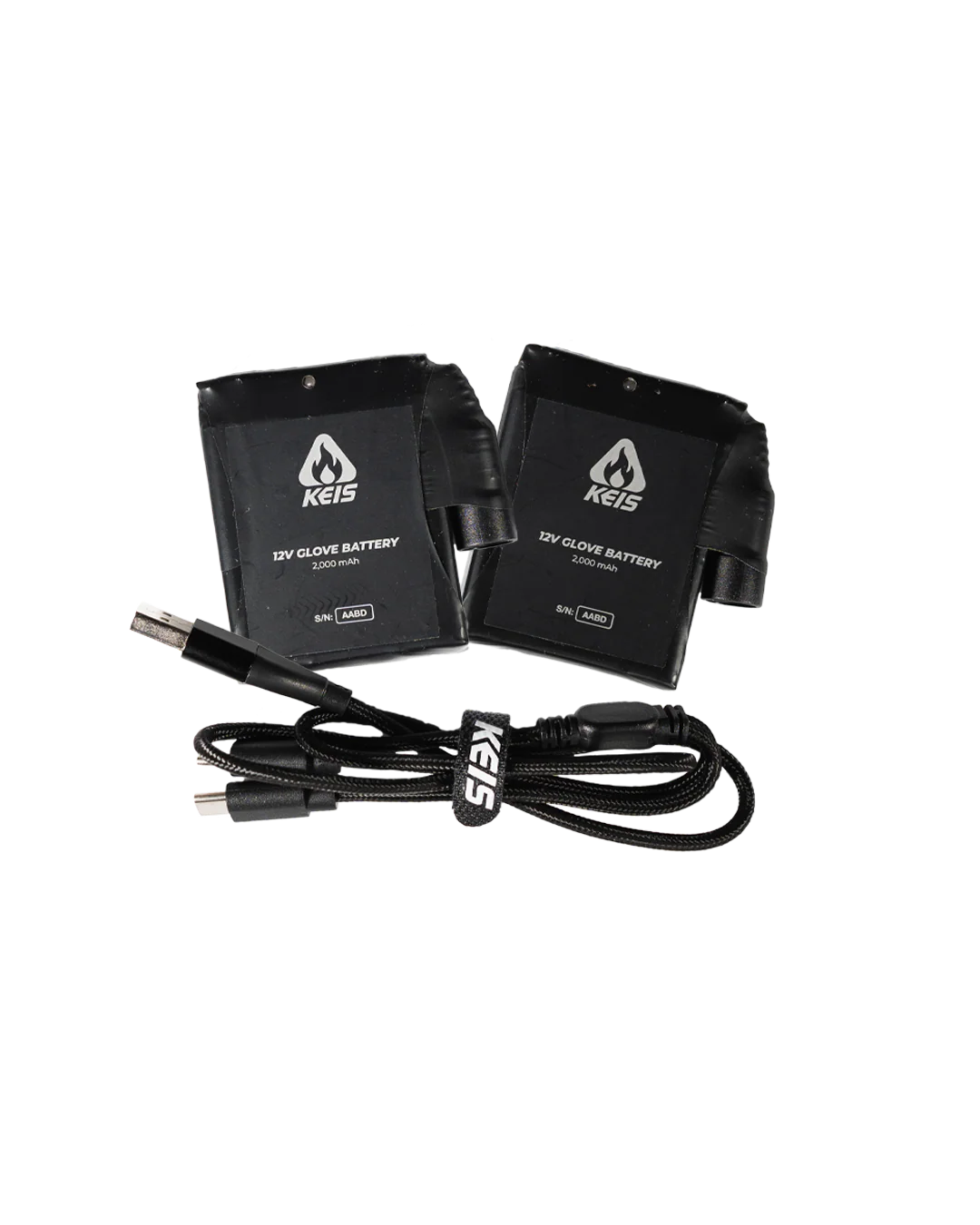 Keis 4000mAh 12V Gloves Battery Set With Multinational Charger