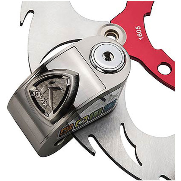 Kovix KD6 Alarmed Disc Lock 6mm Brushed Metal