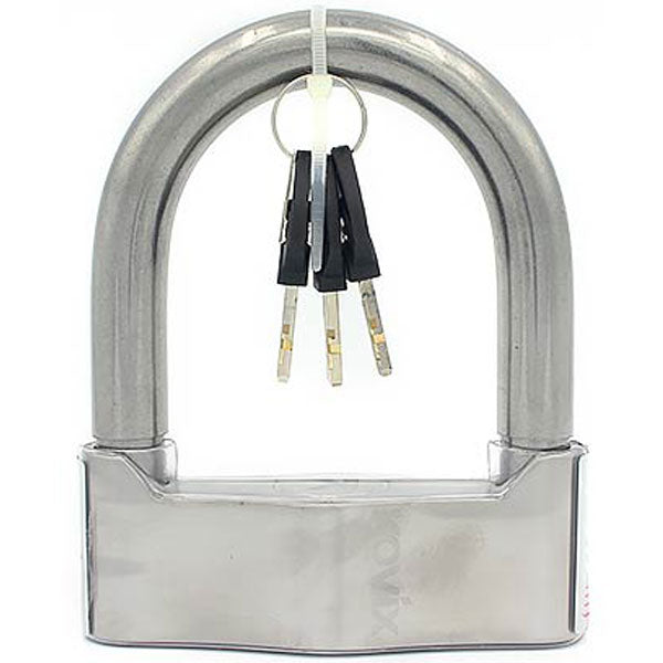 Kovix KSU U Lock 88mm X 102mm X 18mm Brushed Metal