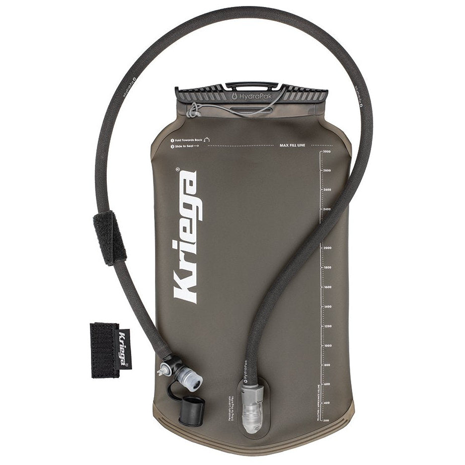 Kriega Elite HD Hydrapak Reservoir - 3 Liters - reservoir and drinking hose product view