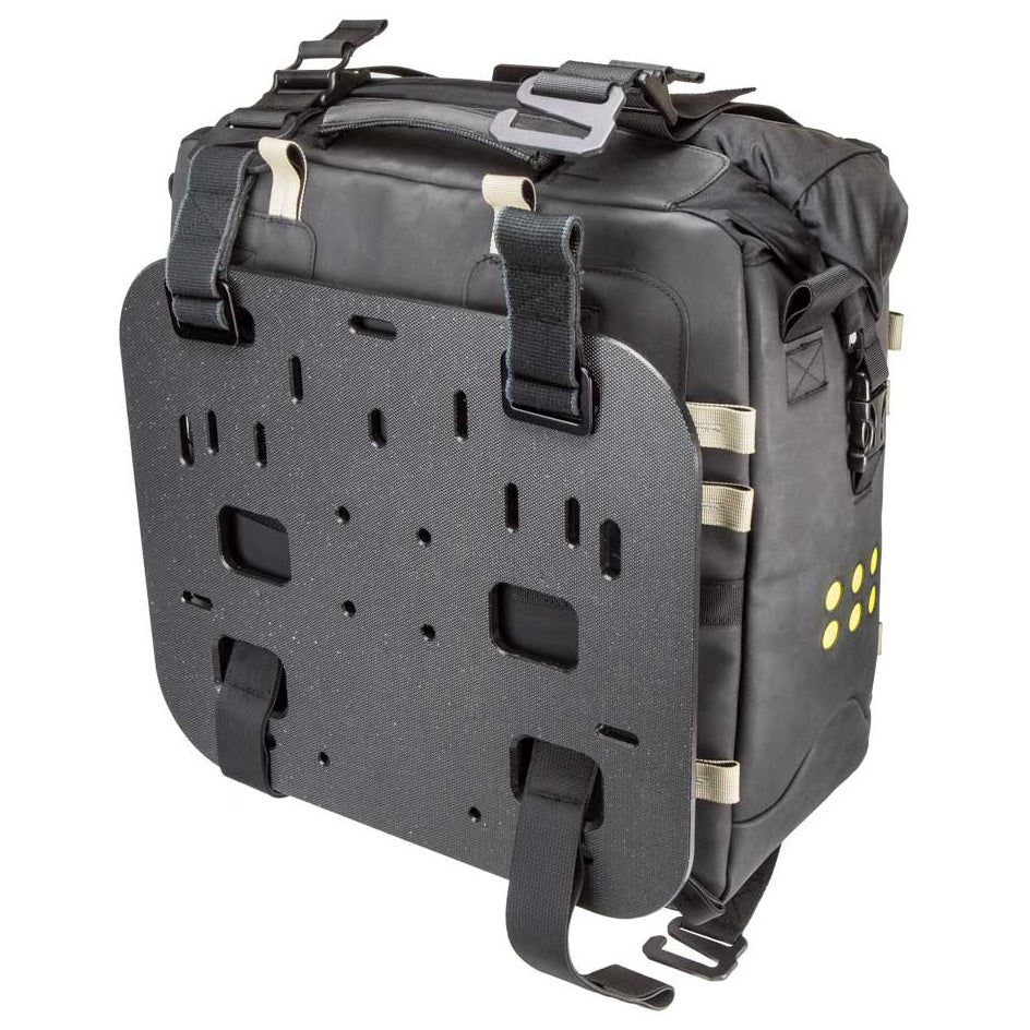 Kriega OS 32 Soft Pannier Black - 32 Liters - mounted on an OS platform