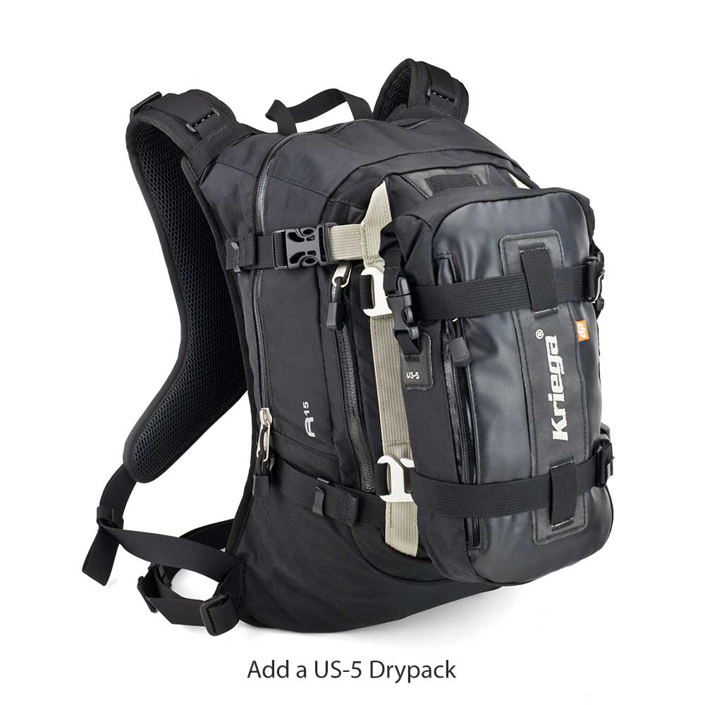 Kriega R15 Backpack Black - 15 Liters