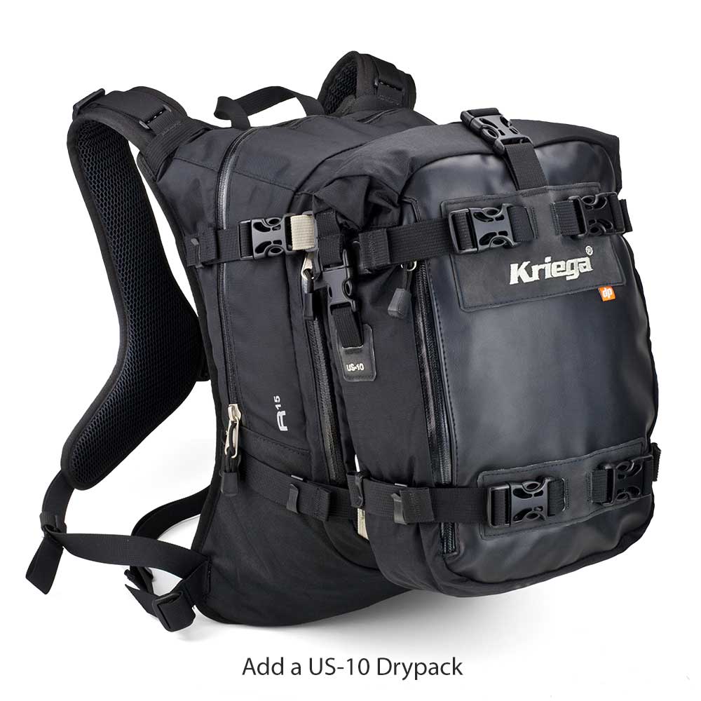 Kriega R15 Backpack Black - 15 Liters