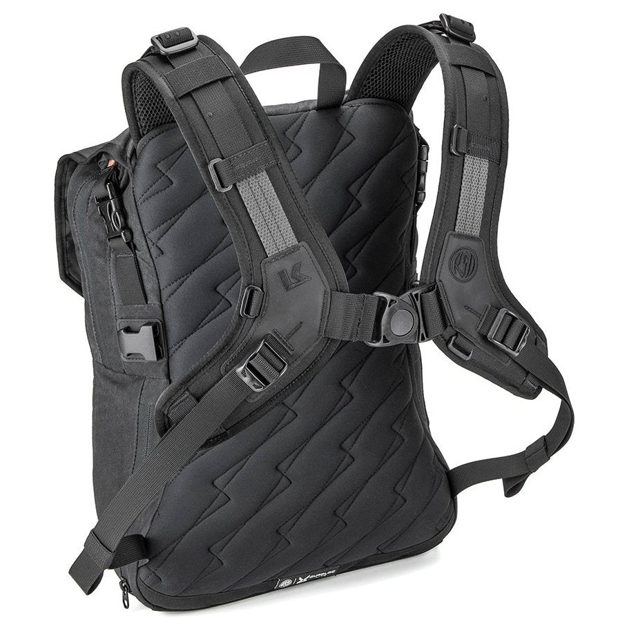 Kriega RSD Roam 34 Backpack Black / Black - 34 Liters - rear harness view