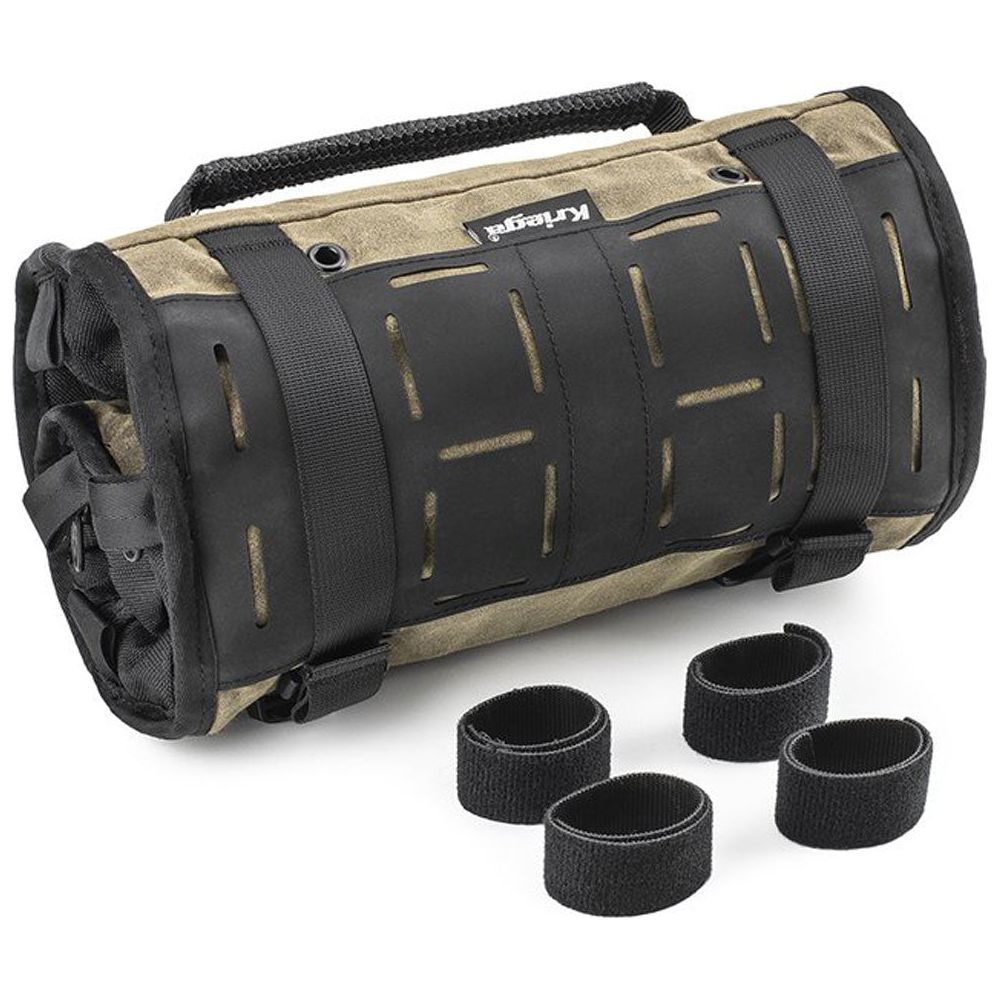 Kriega RSD Roam Tool Roll Bag Black / Ranger - 4 Liters