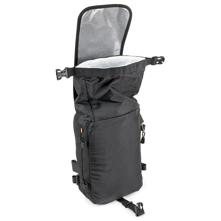 Kriega Sling Messenger Bag Black - 8 Liters - open compartment view
