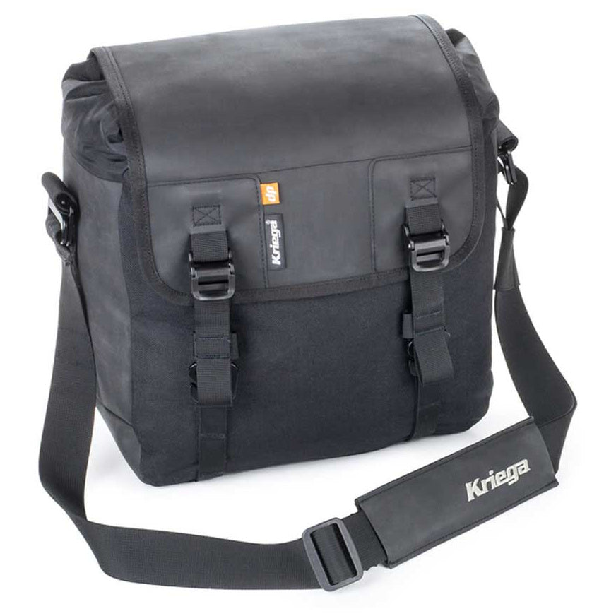 Kriega Solo 14 Saddle Bag Black - 14 Liters - front product view