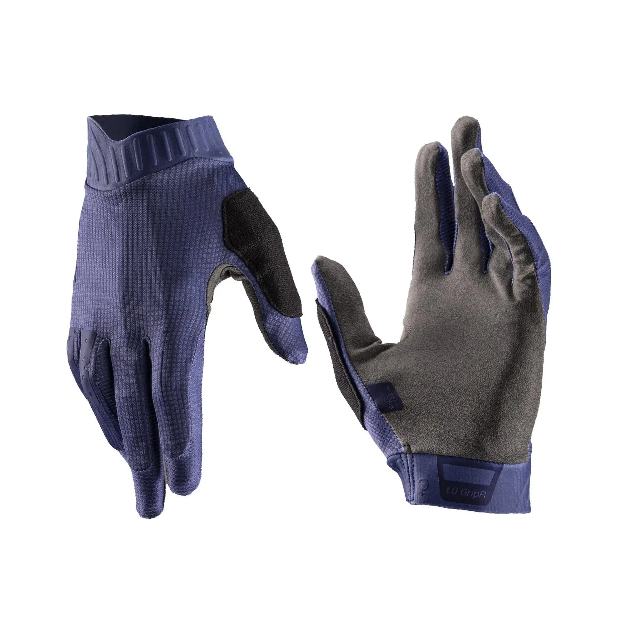Leatt 1.0 GripR MTB Ladies Gloves Cosmic Blue - FREE UK Shipping, FREE 365 Day Returns | Moto Central
