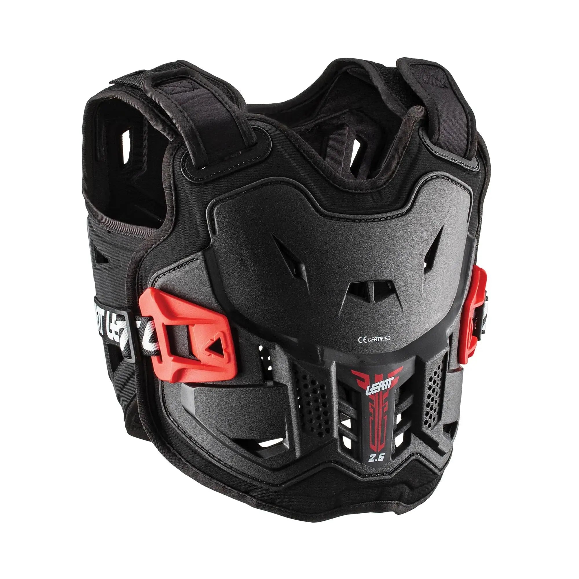Leatt Mini 2.5 Junior Chest Protector Black / Red - FREE UK Shipping, FREE 365 Day Returns | Moto Central