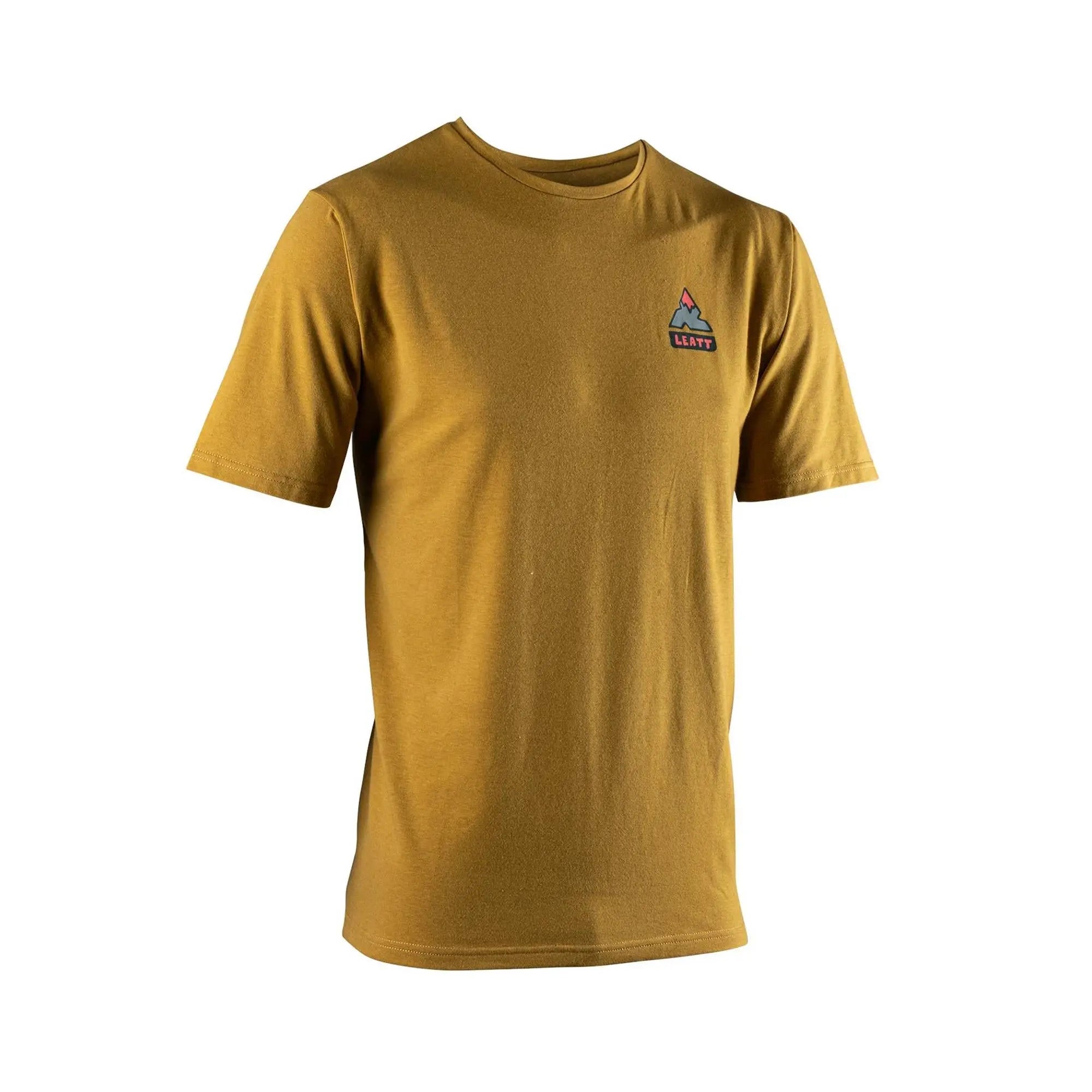 Leatt Core T Shirt Brass Brown - FREE UK Shipping, FREE 365 Day Returns | Moto Central