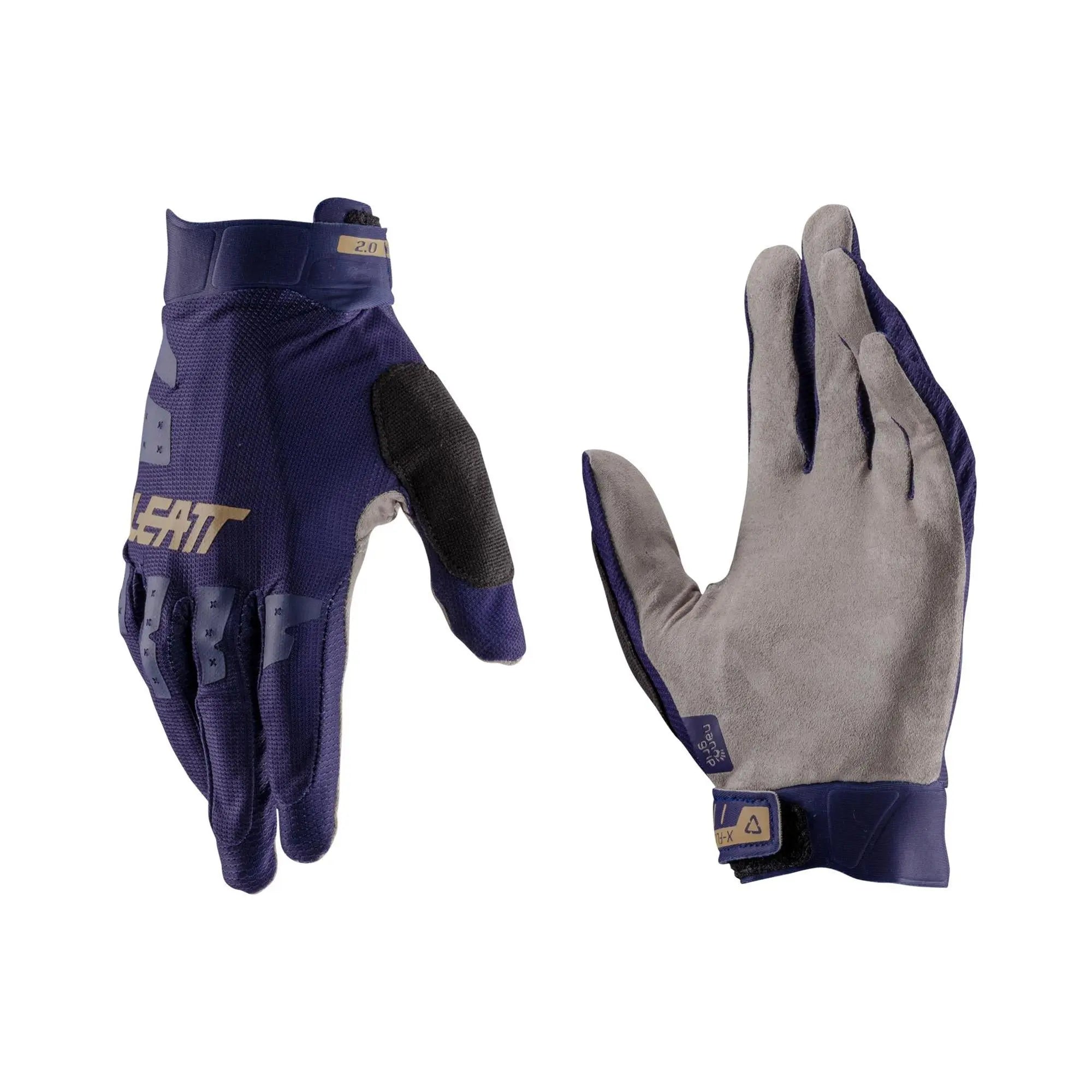Leatt X-Flow MTB 2.0 Gloves Galaxy Blue - FREE UK Shipping, FREE 365 Day Returns | Moto Central