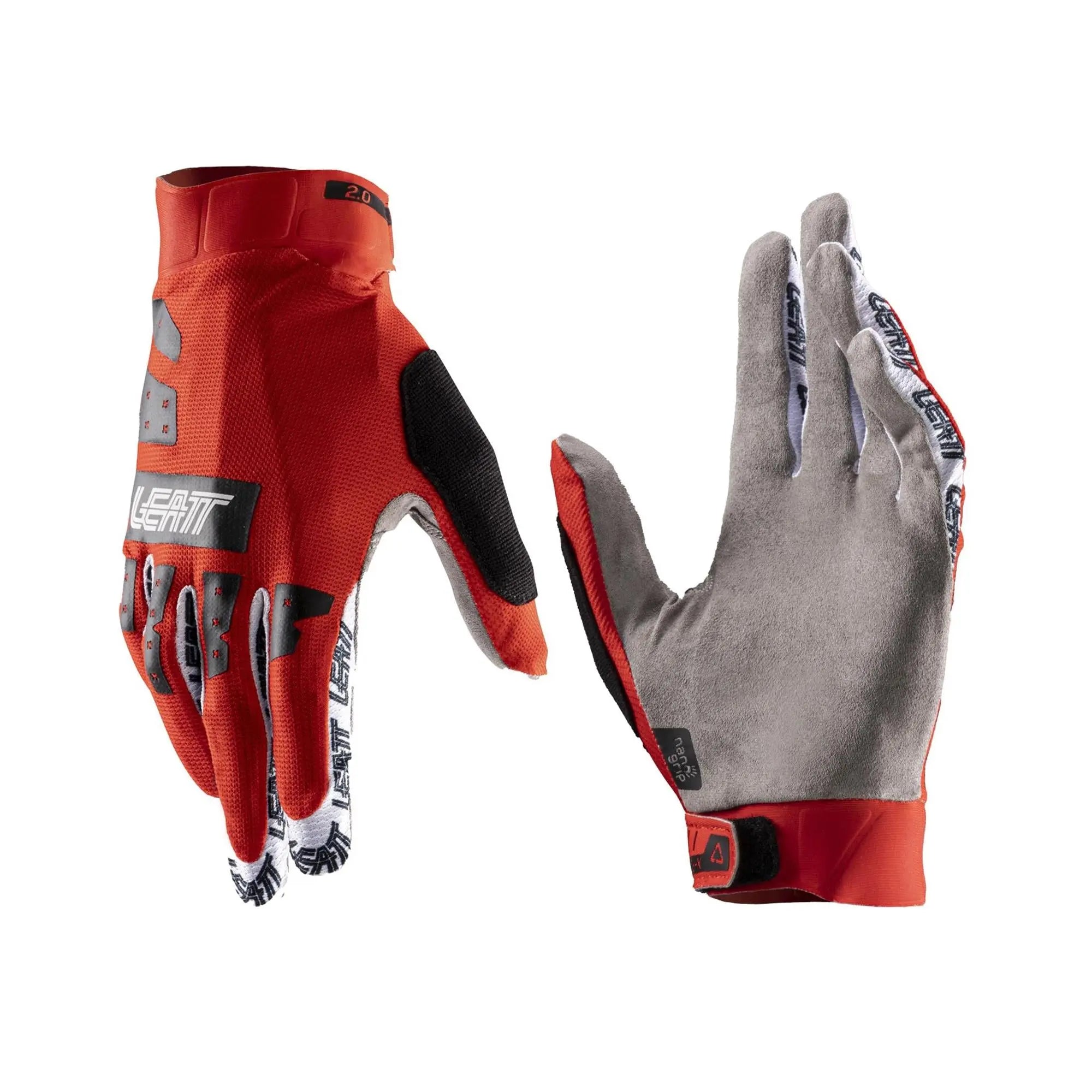 Leatt X-Flow MTB 2.0 Gloves Red - FREE UK Shipping, FREE 365 Day Returns | Moto Central