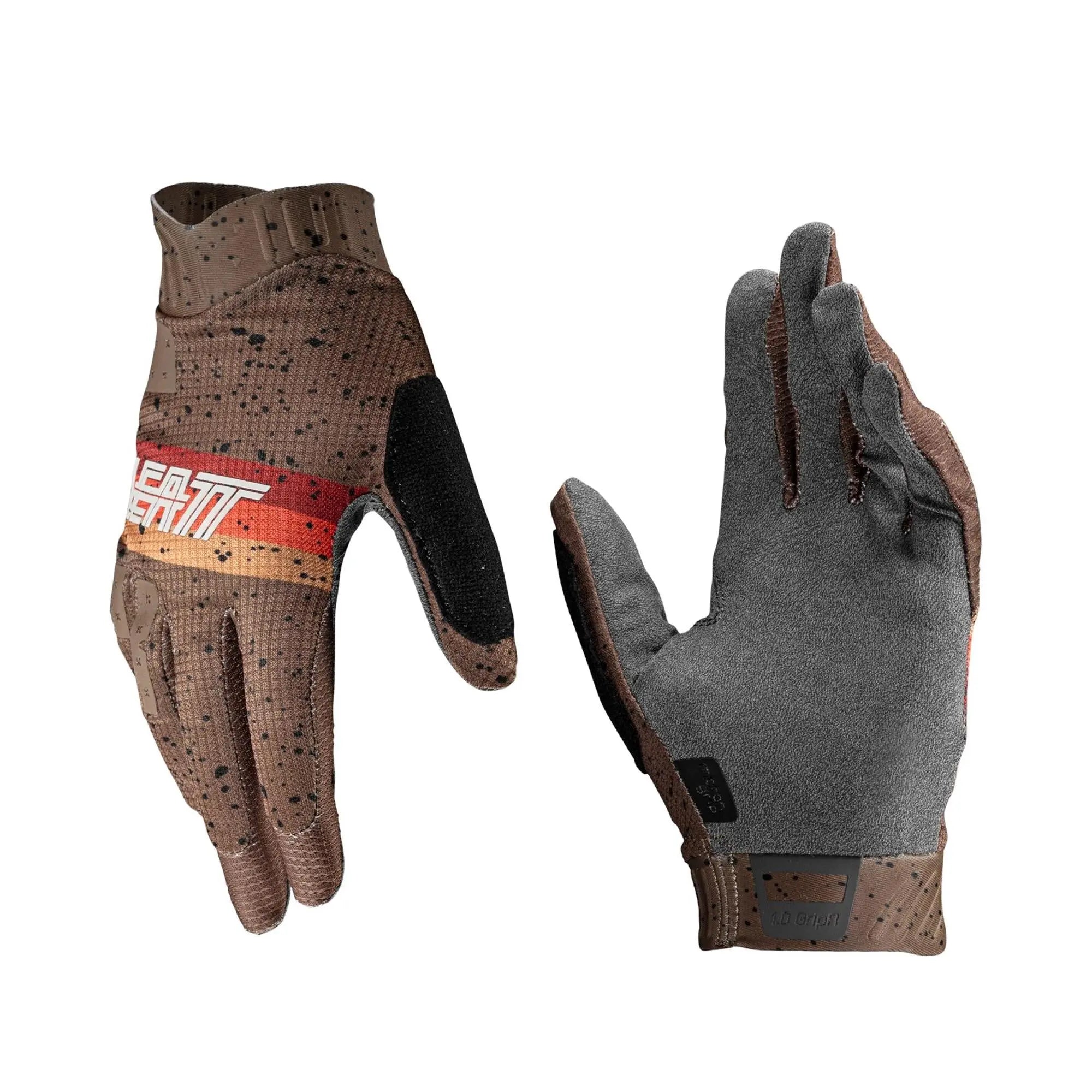 Leatt GripR 1.0 MTB Junior Gloves Loam - FREE UK Shipping, FREE 365 Day Returns | Moto Central