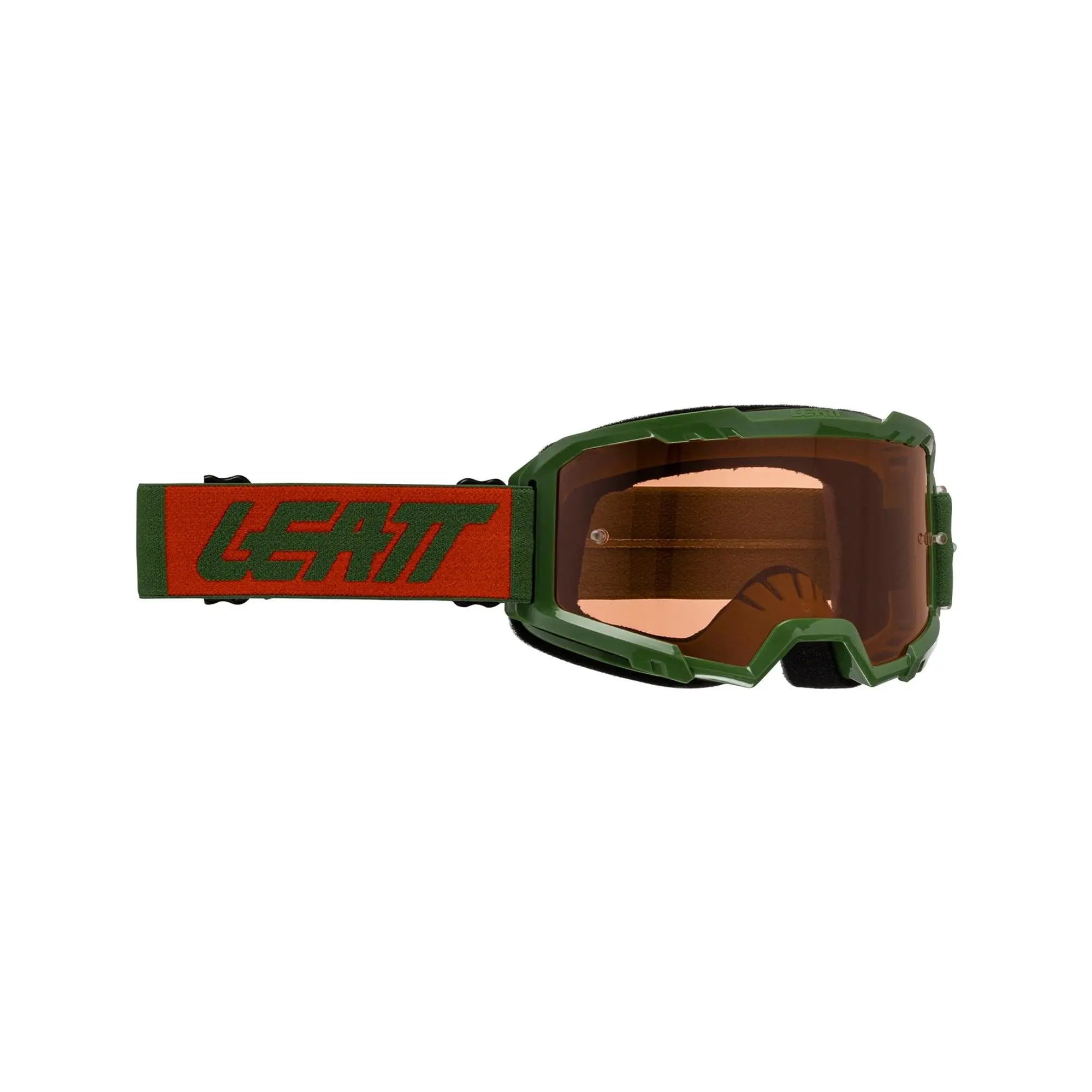 Leatt Vizion 2.5 Goggles Forest Orange Clear - FREE UK Shipping, FREE 365 Day Returns | Moto Central