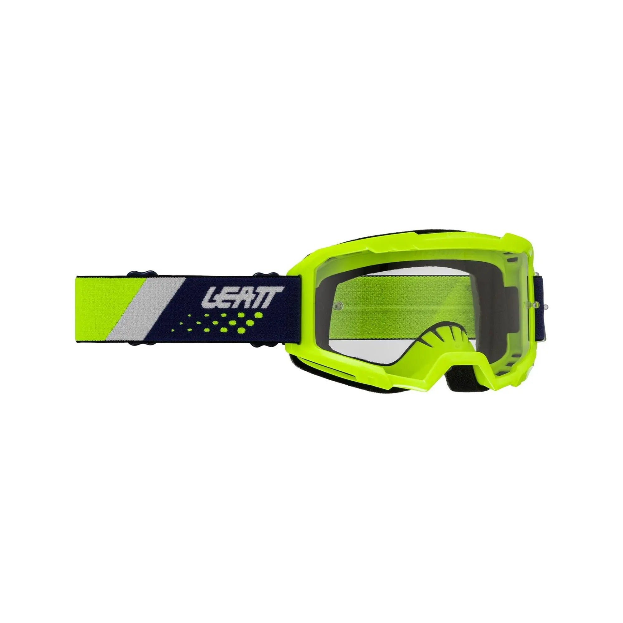 Leatt Vizion 2.5 Goggles Lime Clear - FREE UK Shipping, FREE 365 Day Returns | Moto Central