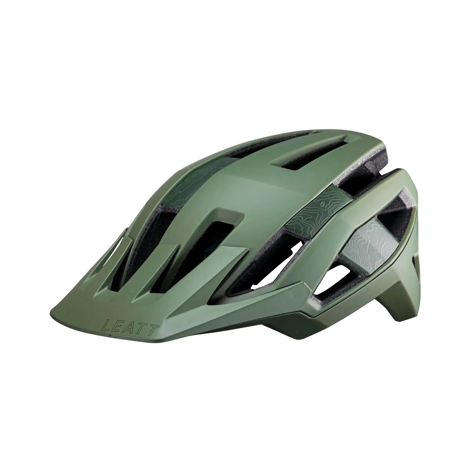 Leatt Trail 3.0 MTB Helmet Spinach - FREE UK Shipping, FREE 365 Day Returns | Moto Central