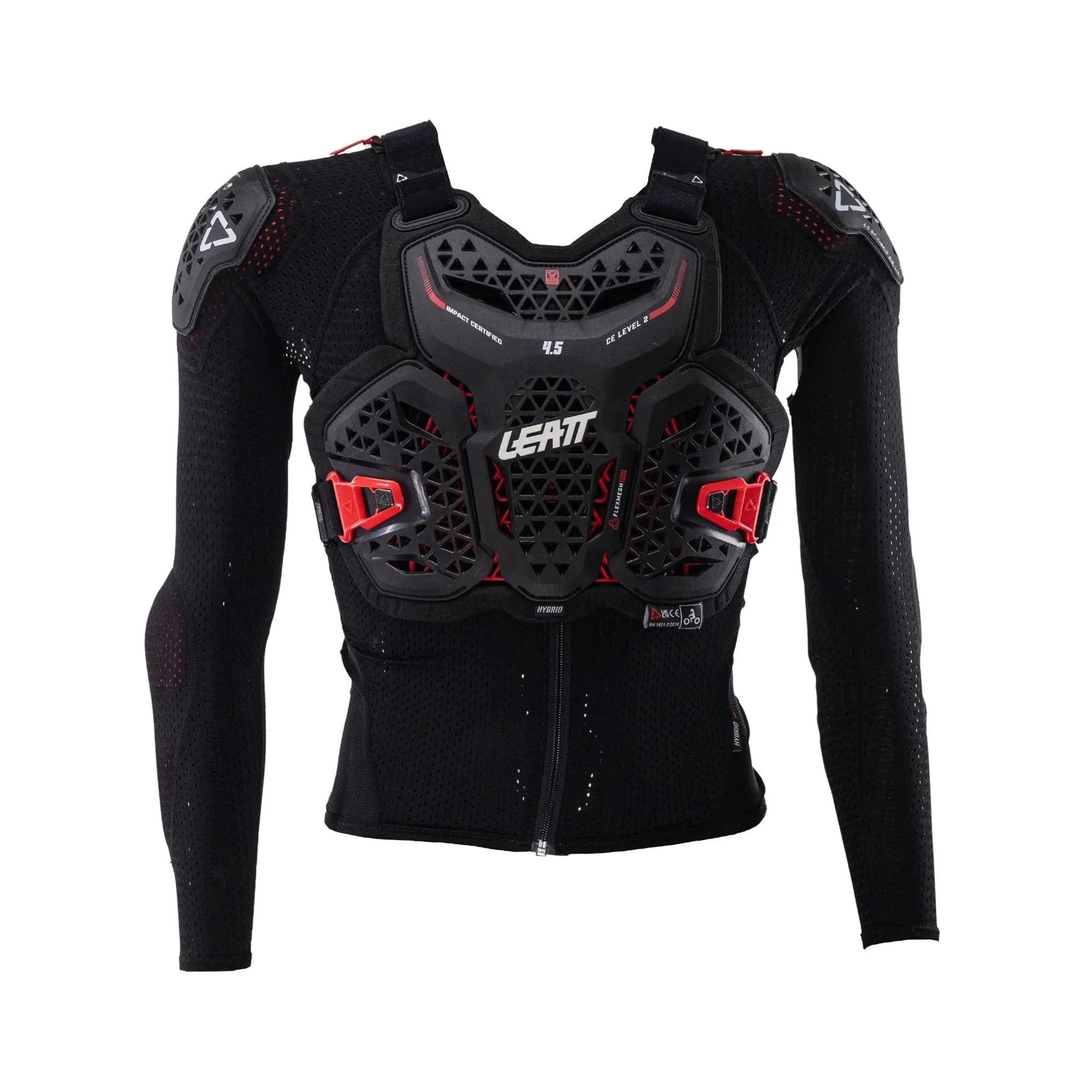 Leatt Hybrid Junior 4.5 Body Protector Black - FREE UK Shipping, FREE 365 Day Returns | Moto Central