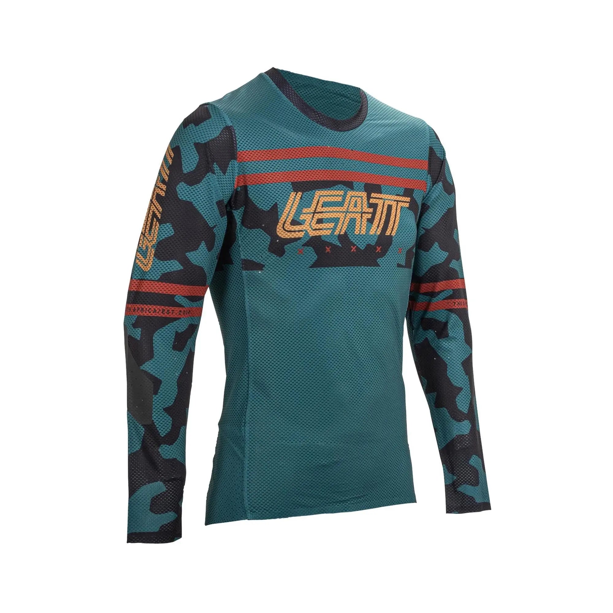 Leatt Gravity 4.0 MTB Jersey Teal - FREE UK Shipping, FREE 365 Day Returns | Moto Central
