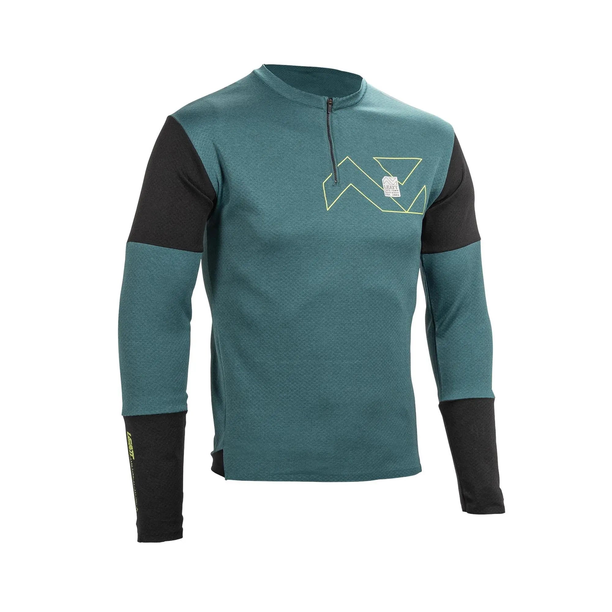 Leatt Trail 4.0 MTB Jersey Teal - FREE UK Shipping, FREE 365 Day Returns | Moto Central